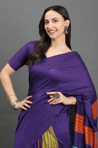 INDIGO CARNIVAL | Pure Cotton | Indidha Saree