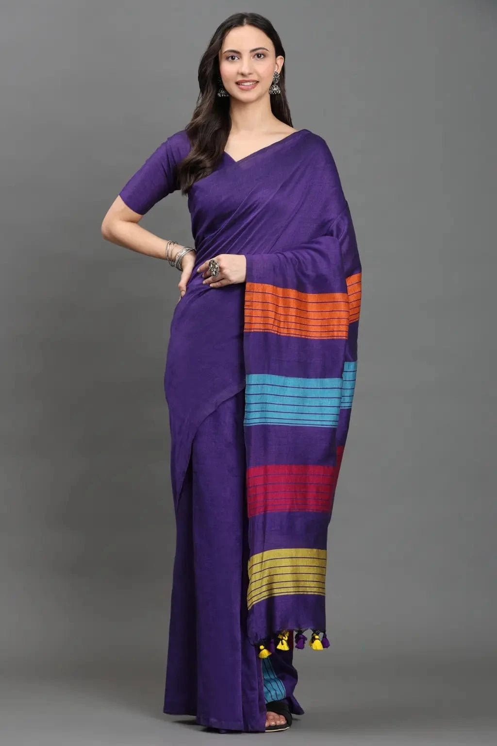 INDIGO CARNIVAL | Pure Cotton | Indidha Saree