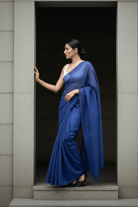 Indigo Hour | Cotton | Indidha Saree