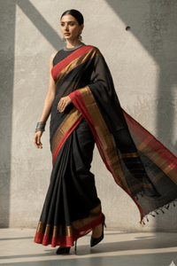 Inferno Dusk | Cotton | Indidha Saree