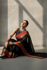 Inferno Dusk | Cotton | Indidha Saree