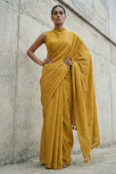 Fired Ochre | Slub Cotton | Indidha Saree