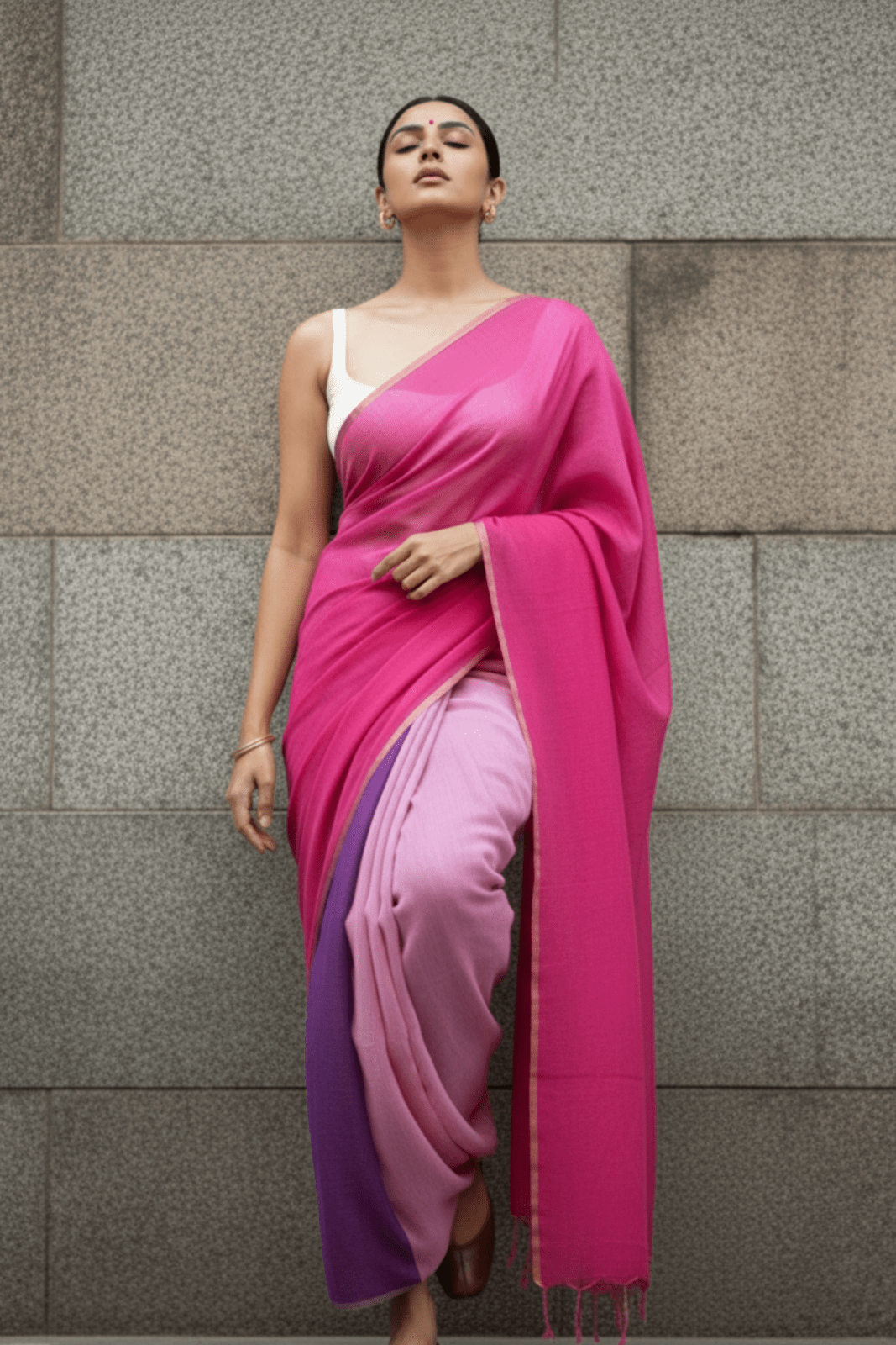 JADE KI LALI | Cotton | Indidha Saree