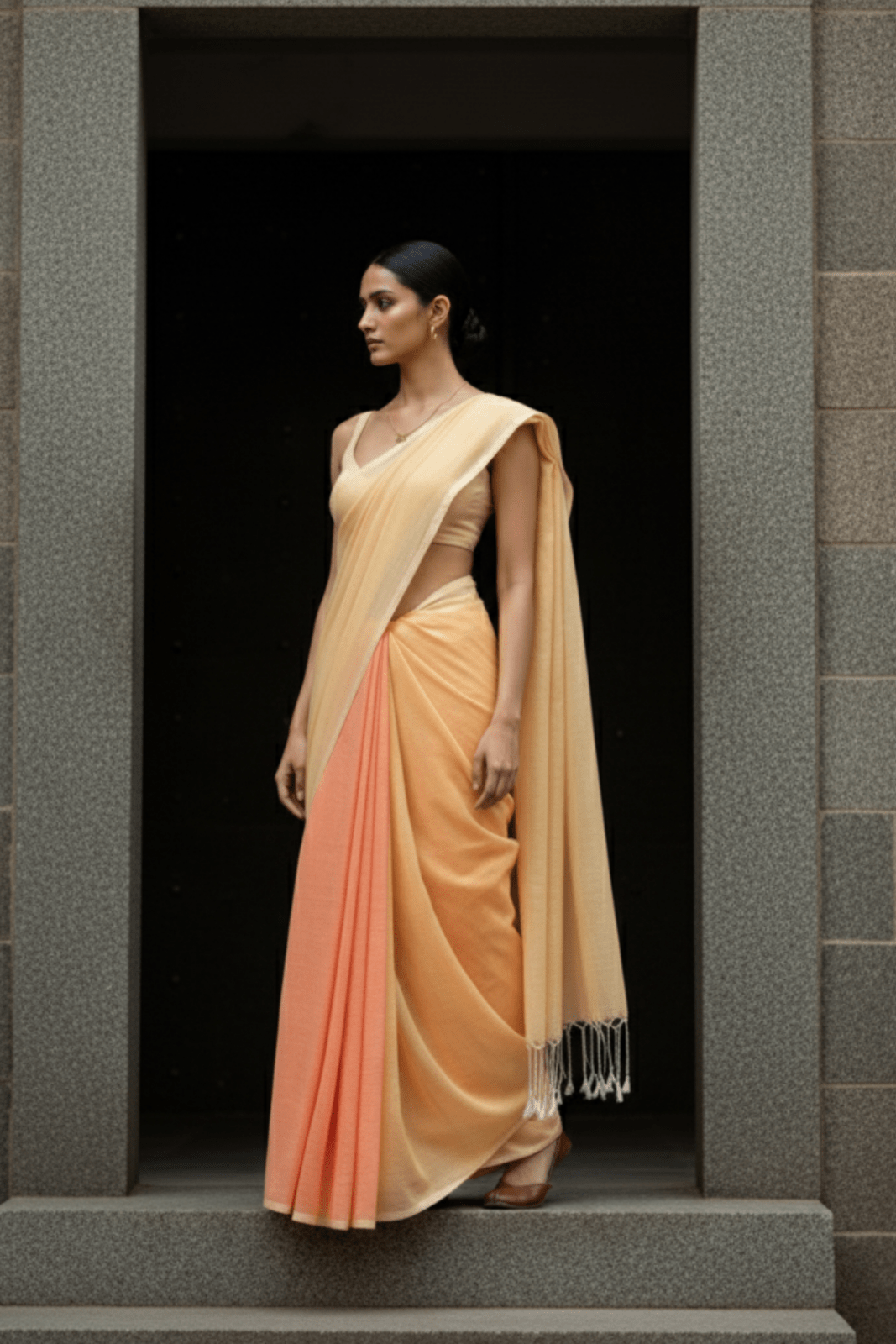 JADE KI SHAM | Cotton | Indidha Saree