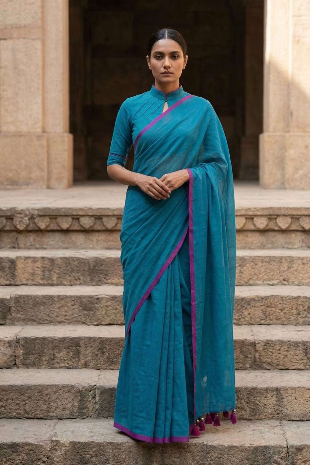 Soft Clash | Mul Cotton  | Indidha Saree