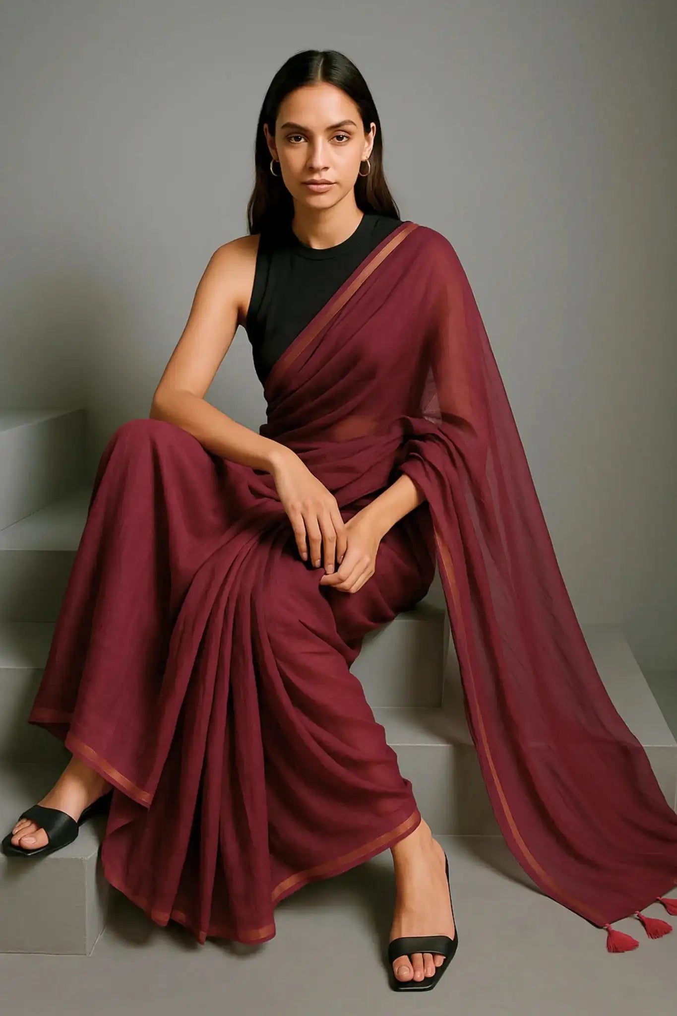 JIYA | Mul Cotton | Indidha Saree