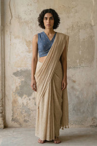 Chandan Leher | Mul Cotton | Indidha Saree