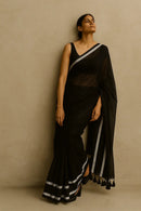 Kaali Reva | Handloom Mul Cotton | Indidha Saree