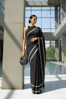 Kaali Reva | Handloom Mul Cotton | Indidha Saree