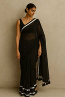 Kaali Reva | Handloom Mul Cotton | Indidha Saree
