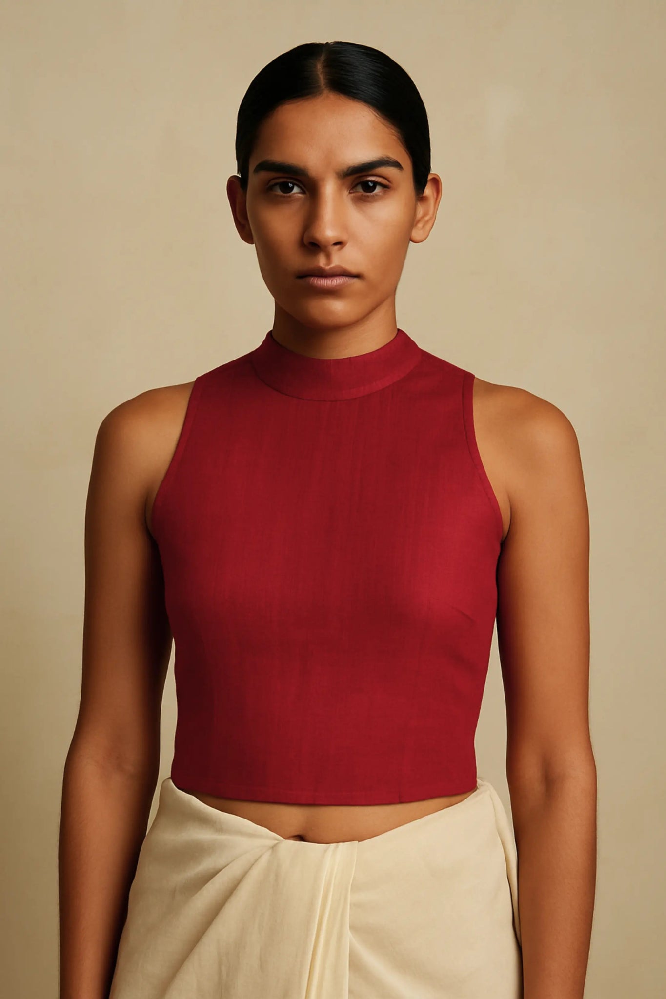 Kansa Berry | Handloom Mul Cotton | Blouse Fabric
