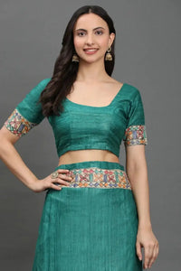 KathaKriti | Hand - painted Tussar Silk | Indidha Saree