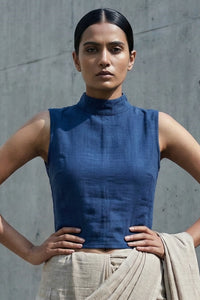 Ink Architecture | Mul Cotton | Blouse Fabric