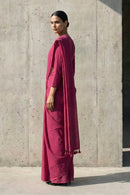 Wild Rose | Mul Cotton | Indidha Saree