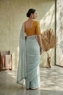 AQUA MIST | Mul Cotton | Indidha Saree