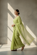 LIME ESSENCE | Mul Cotton | Indidha Saree