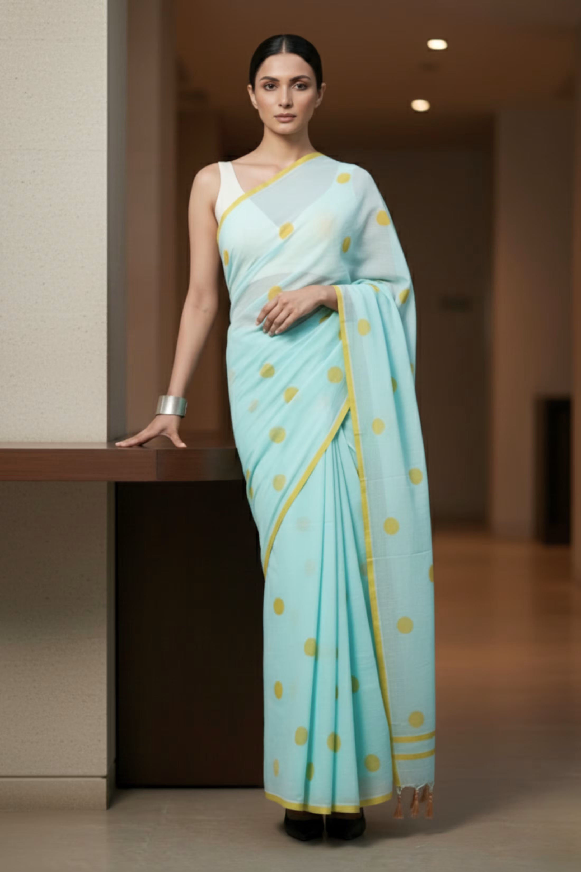 SKY KAI | Mul Cotton | Indidha Saree