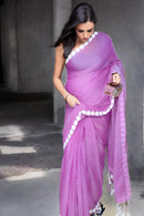 LOVESTRUCK LAVENDER | Mul Cotton | Indidha Saree