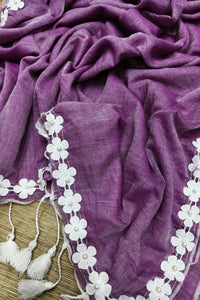 LOVESTRUCK LAVENDER | Mul Cotton | Indidha Saree