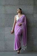 LOVESTRUCK LAVENDER | Mul Cotton | Indidha Saree