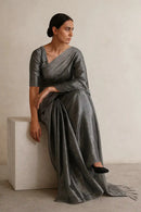 LUNAR GLOW | Handloom Tissue | Indidha Saree