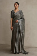 LUNAR GLOW | Handloom Tissue | Indidha Saree