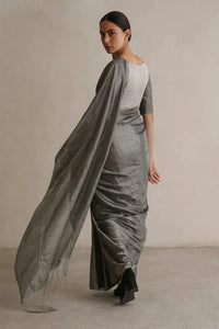 LUNAR GLOW | Handloom Tissue | Indidha Saree