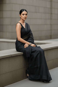 CHARCOAL DUST | Tissue | Indidha Saree