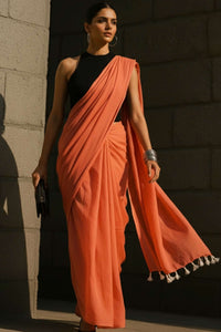 Molten Light | Mul Cotton | Indidha Saree