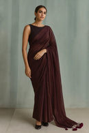 MAROON SPARKLE| Pure Cotton | Indidha Saree