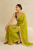 MEADOW GLOW | Mul Cotton | Indidha Saree