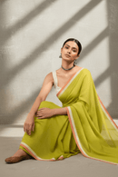 MEADOW GLOW | Mul Cotton | Indidha Saree