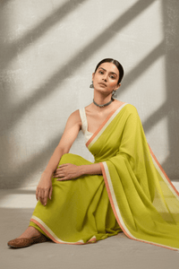 MEADOW GLOW | Mul Cotton | Indidha Saree