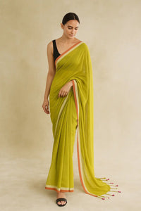 MEADOW GLOW | Mul Cotton | Indidha Saree