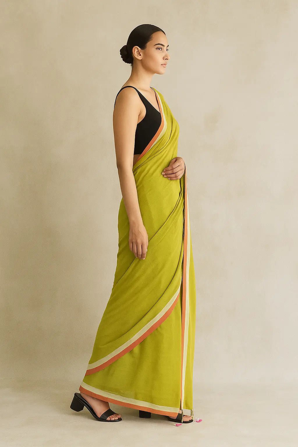 MEADOW GLOW | Mul Cotton | Indidha Saree