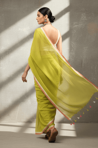 MEADOW GLOW | Mul Cotton | Indidha Saree
