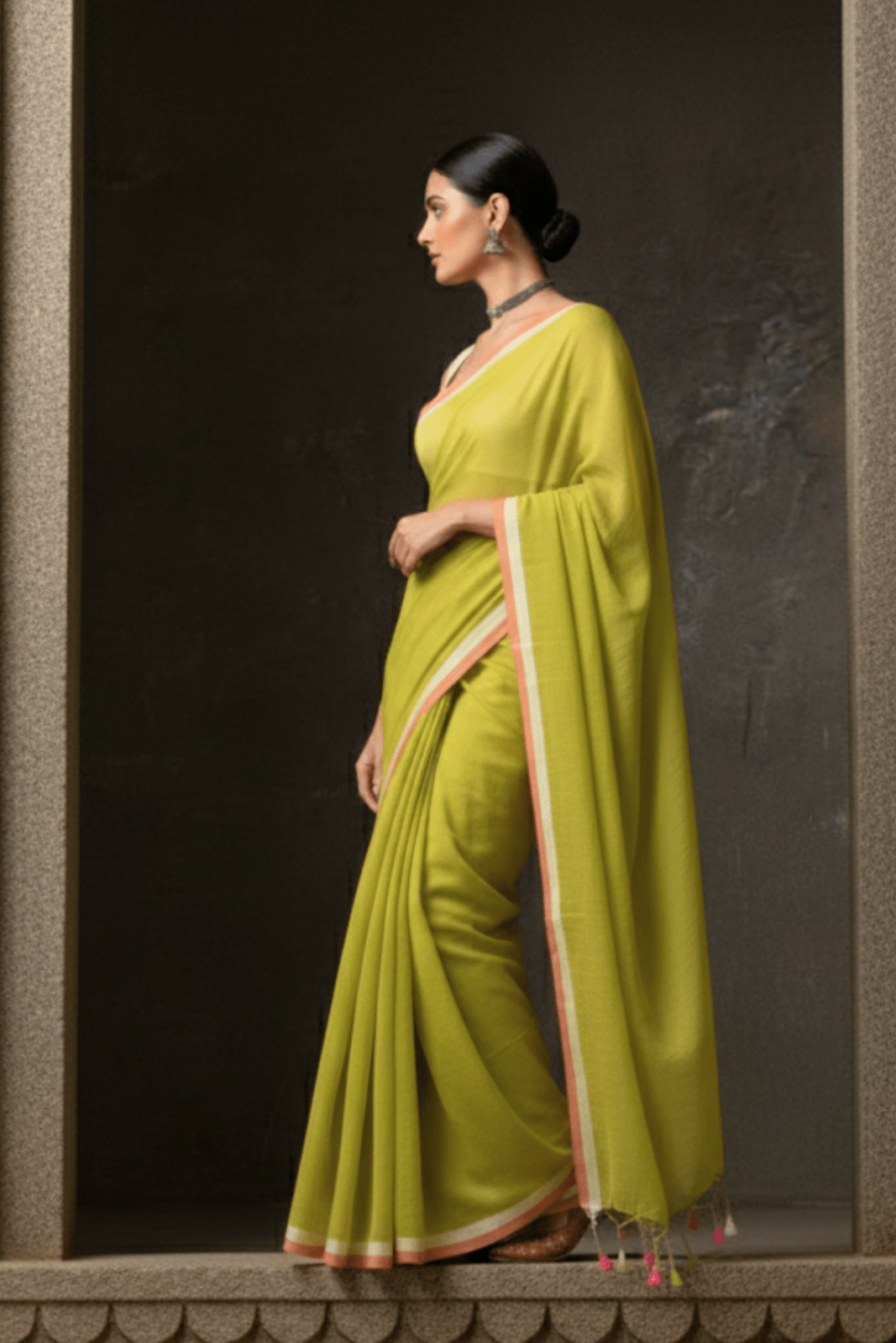MEADOW GLOW | Mul Cotton | Indidha Saree
