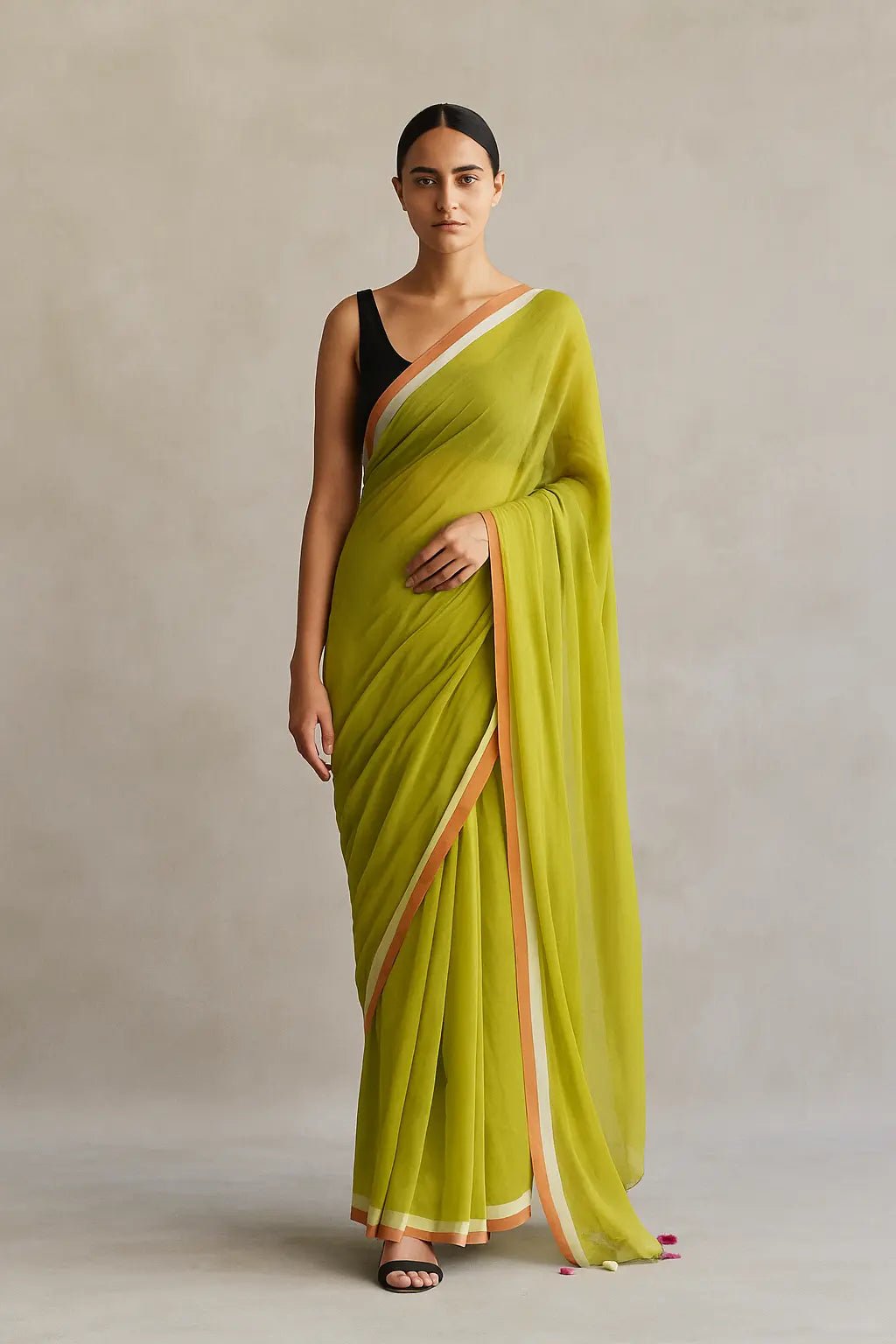 MEADOW GLOW | Mul Cotton | Indidha Saree