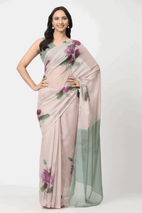 METALLIC SENSE | Organza | Indidha Saree