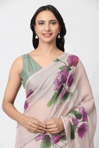 METALLIC SENSE | Organza | Indidha Saree
