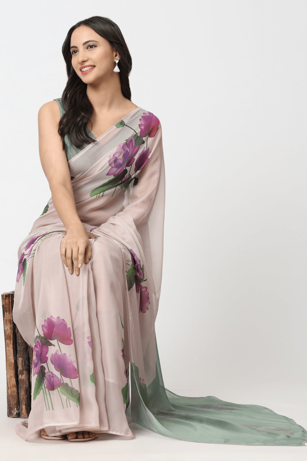 METALLIC SENSE | Organza | Indidha Saree