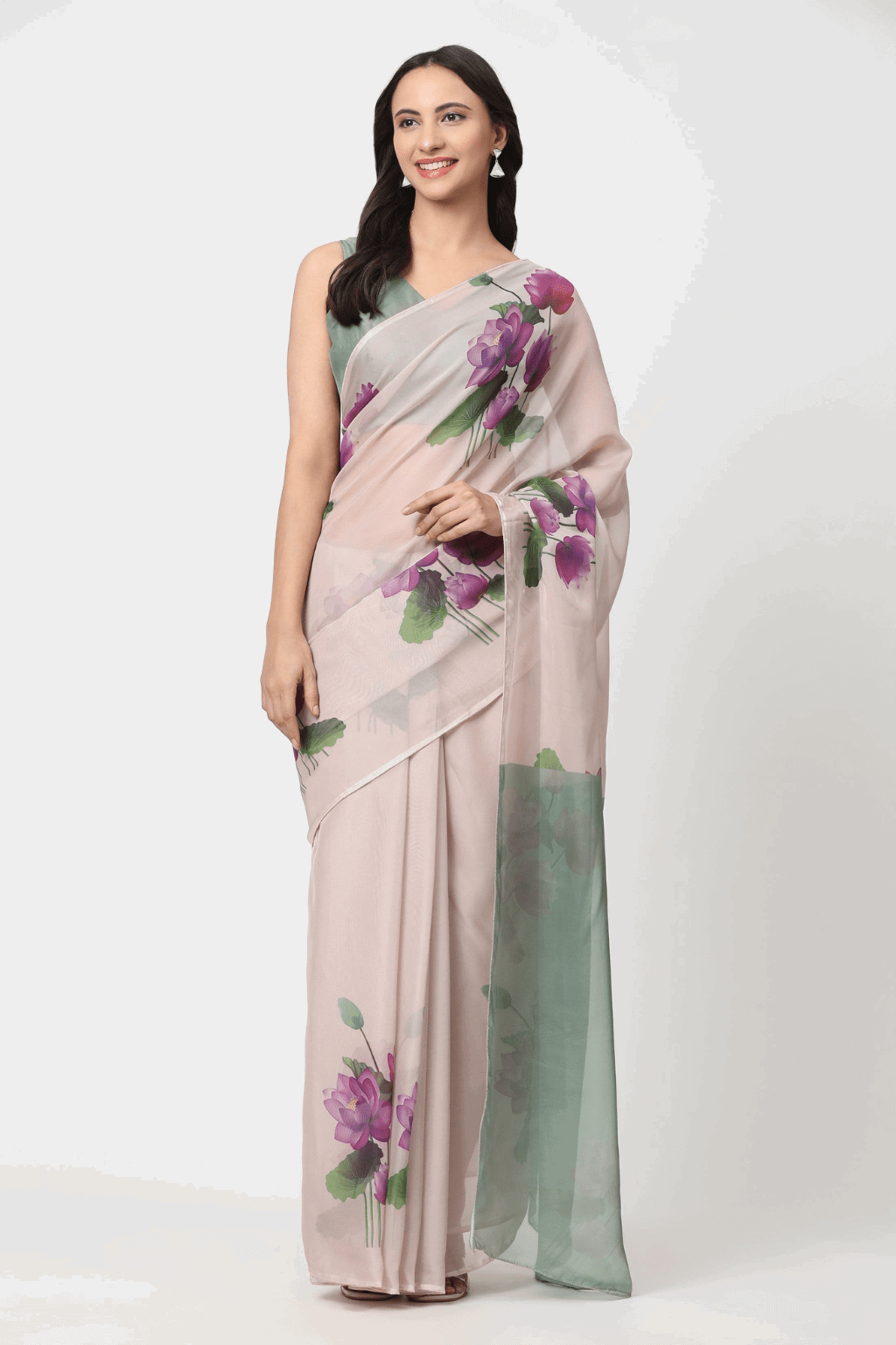 METALLIC SENSE | Organza | Indidha Saree