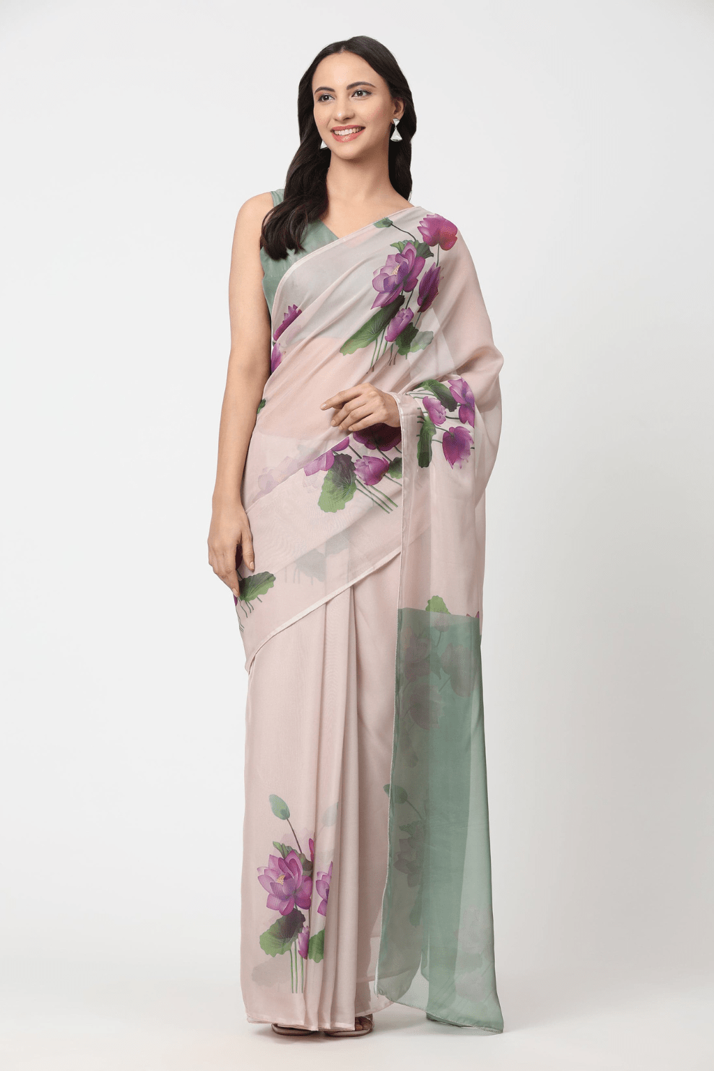 METALLIC SENSE | Organza | Indidha Saree