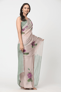 METALLIC SENSE | Organza | Indidha Saree