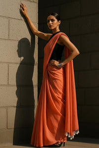 Molten Light | Mul Cotton | Indidha Saree