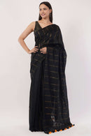 MIDNIGHT GLIMMER | Cotton | Indidha Saree