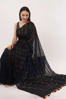MIDNIGHT GLIMMER | Cotton | Indidha Saree