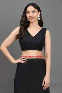 MIDNIGHT GULABO | Mul cotton | Indidha Saree