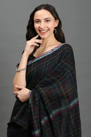 MIDNIGHT KANTHA | Pure Cotton | Indidha Saree