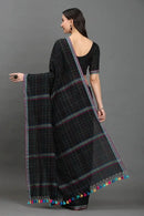 MIDNIGHT KANTHA | Pure Cotton | Indidha Saree